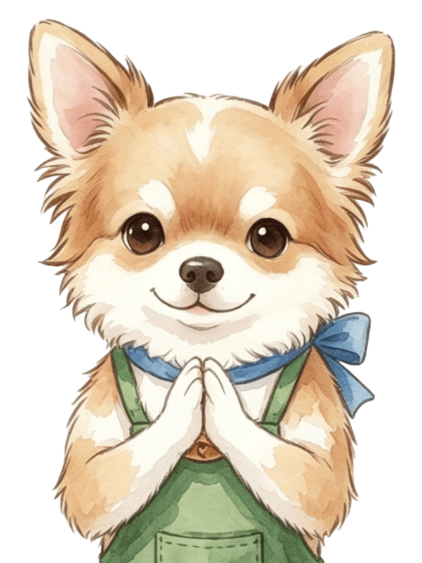 FLABELペットの花贈り看板犬 ベル君