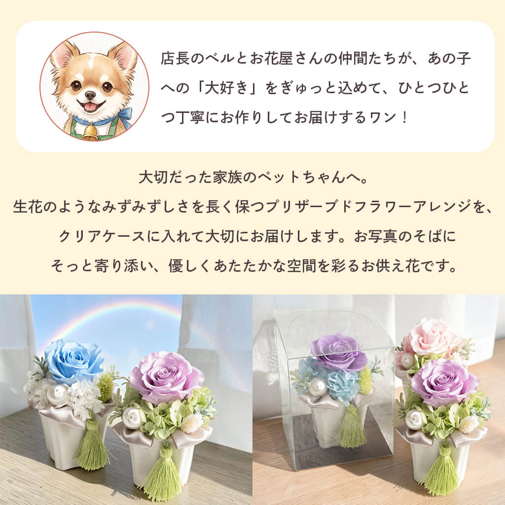 大切だった家族のペットちゃんへ